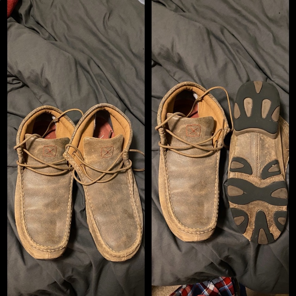 Twisted X driving Mocs.